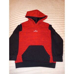 Spalding Hoodie Sweater Boys Size 7 Long Sleeve Red Black White